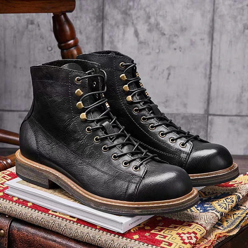 Leatherwork Boots - Bottes britanniques faites à la main
