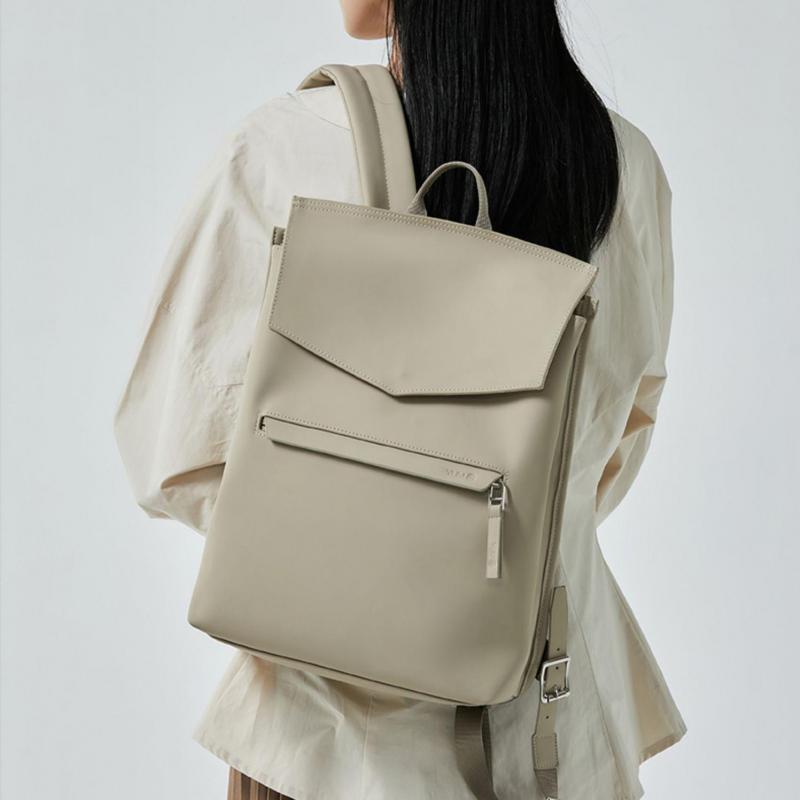 Leather Work Backpack - Mode nouveau japonais et coréen Simple