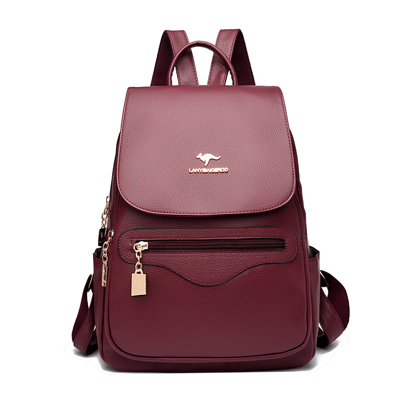 Leather Work Backpack - Sac à dos en cuir de