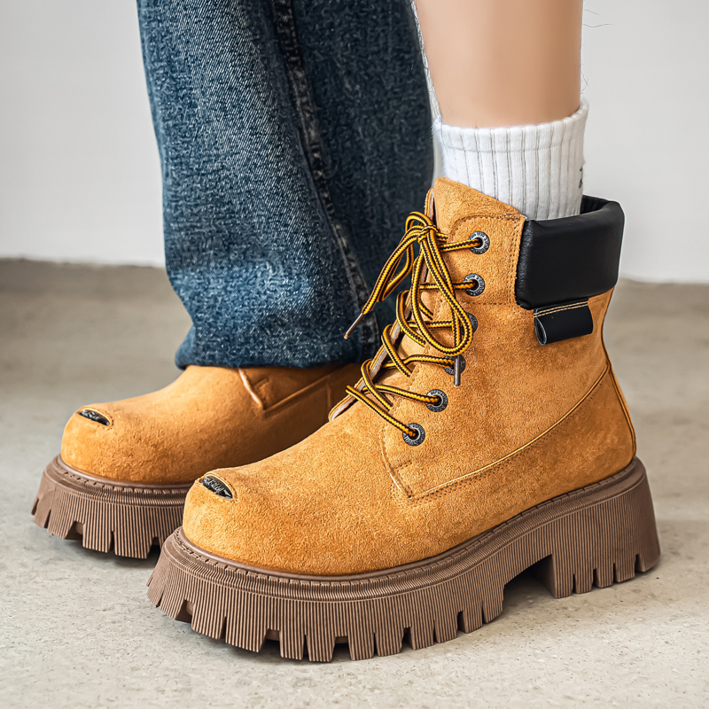 Leatherwork Boots - Bottes montantes classiques en cuir pour