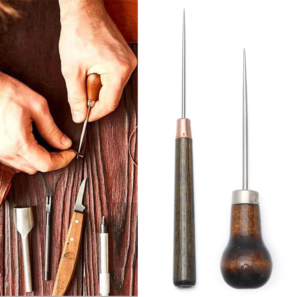 Leatherwork Awl - Aiguille de réparation de chaussures, poinçon