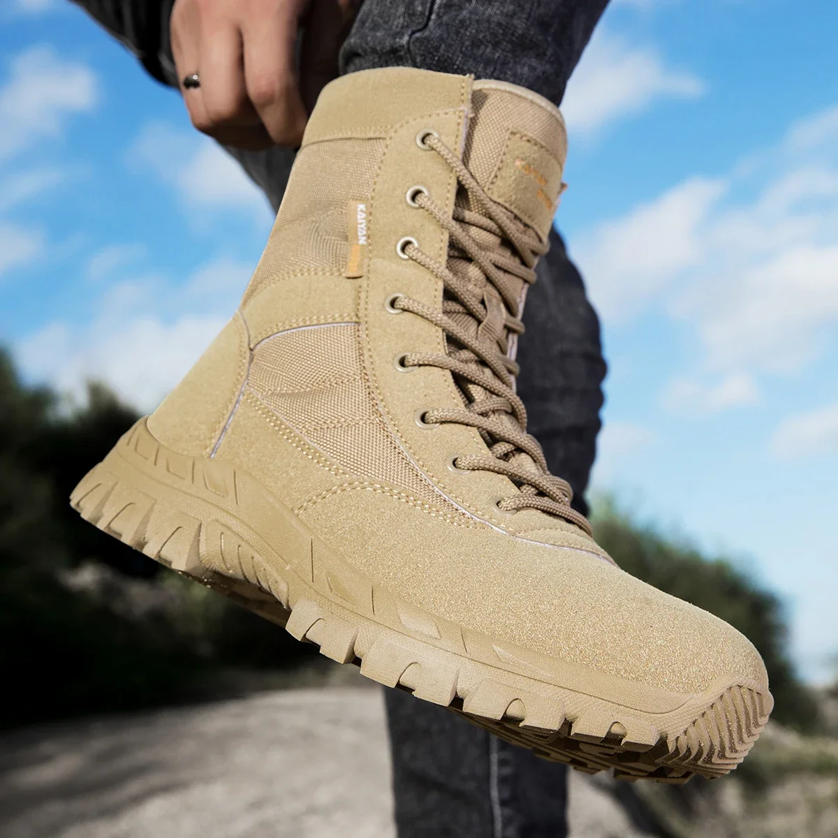 Leatherwork Boots - Chaussures de randonnée en plein air