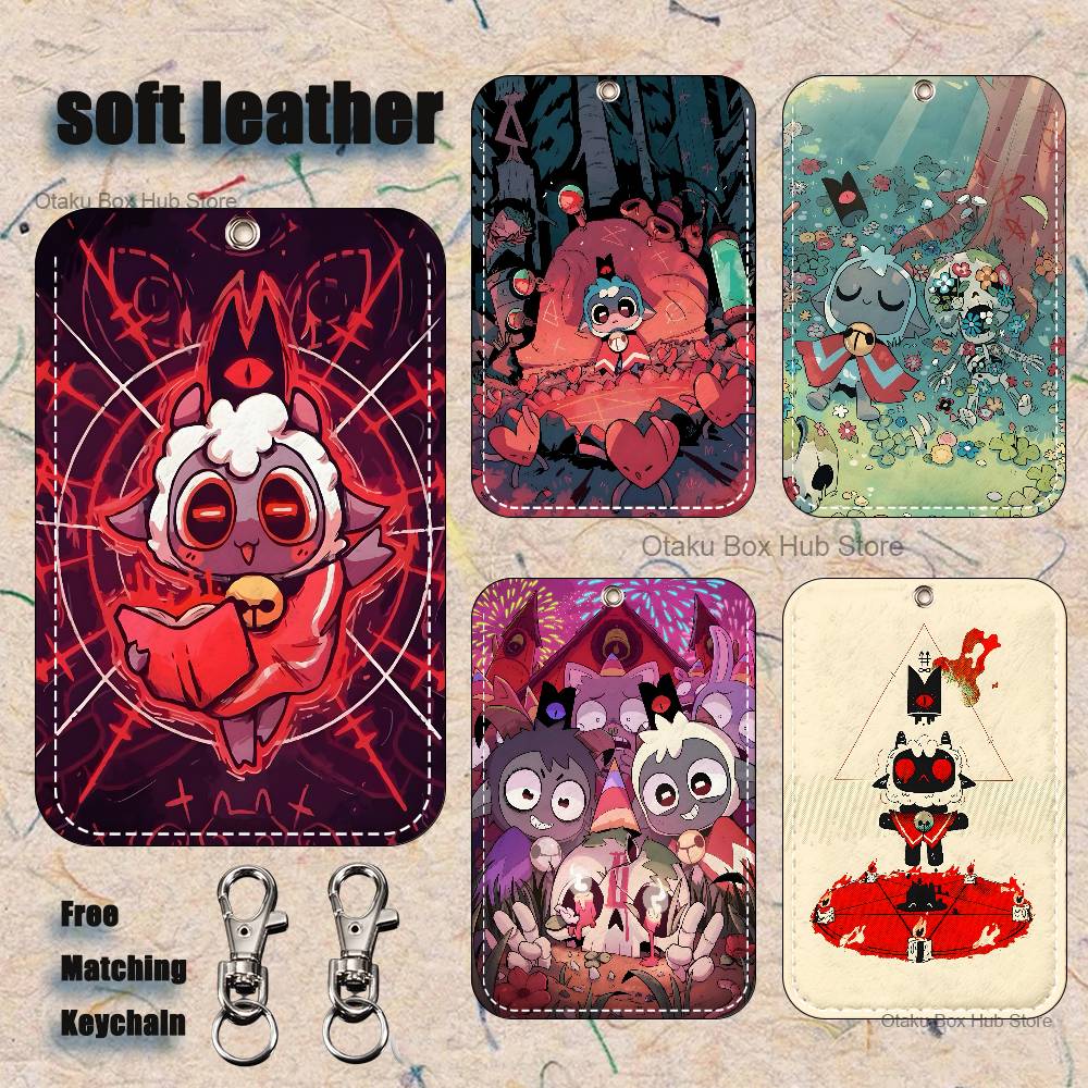 Leather Work Is - C-culte le l-amb mouton porte-clés pour