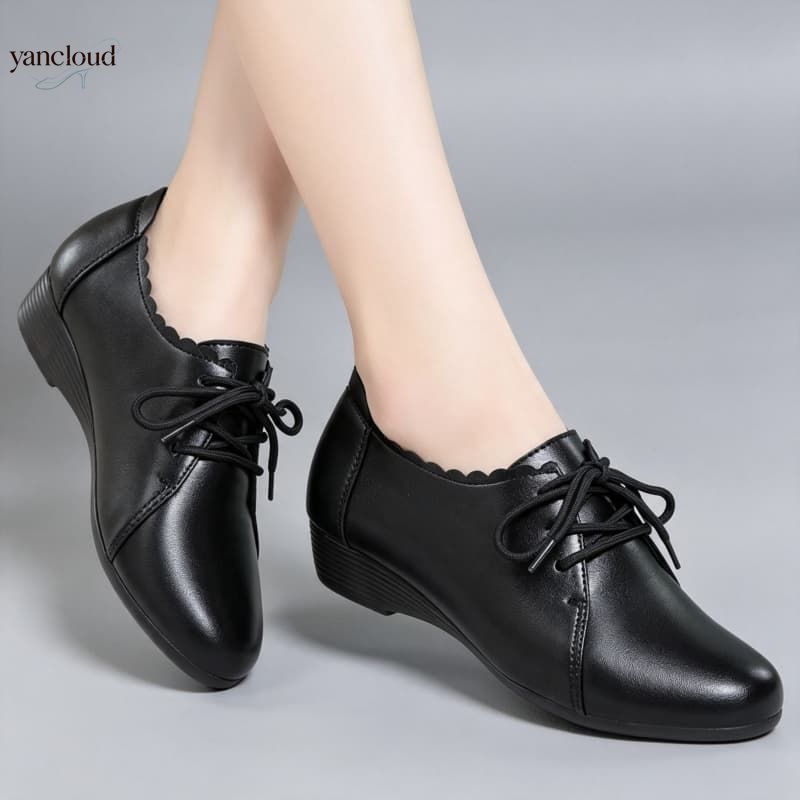 Leather Work Oxfords - Chaussures Oxford Confortables et Polyvalentes pour