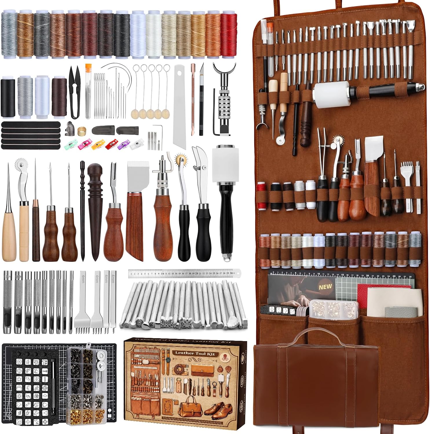 Leather Work Is - Kit de travail du cuir, outils