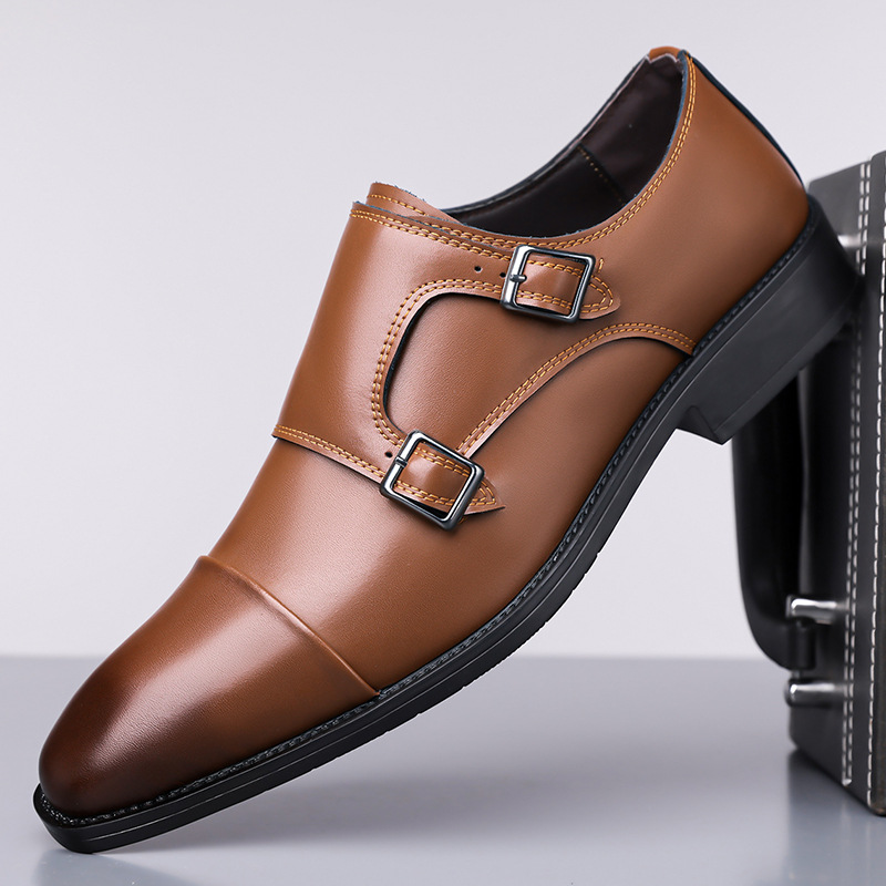 Leather Work Oxfords - Chaussures Oxford en cuir formelles pour