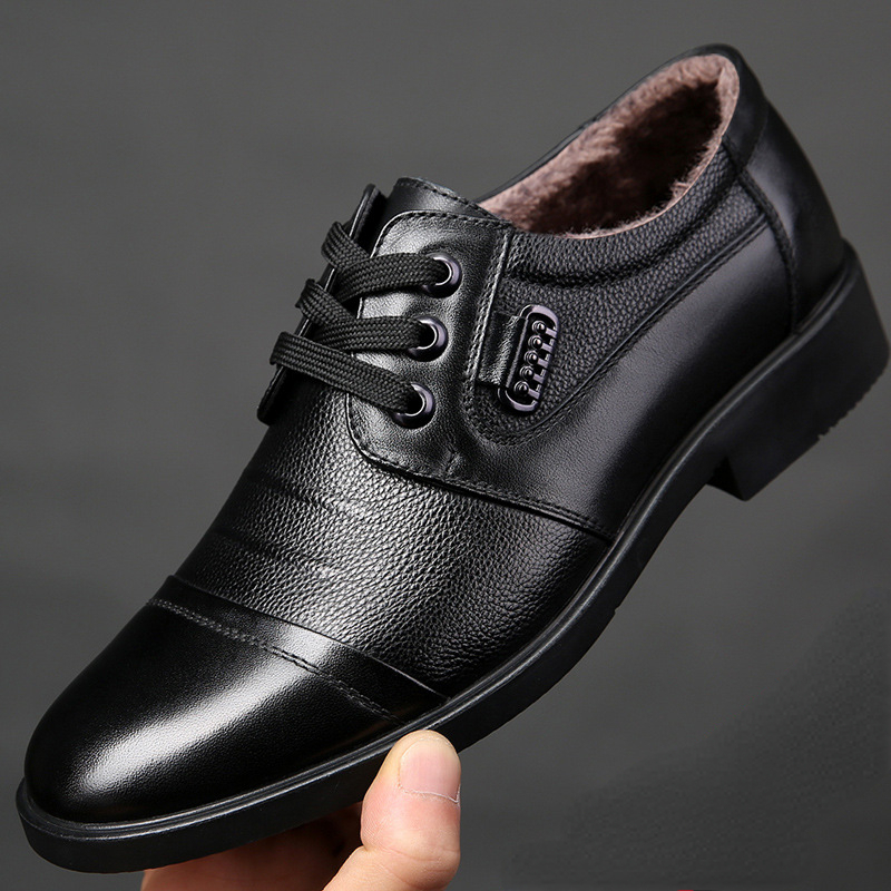 Leather Work Oxfords - Oxfords – chaussures d'hiver en cuir
