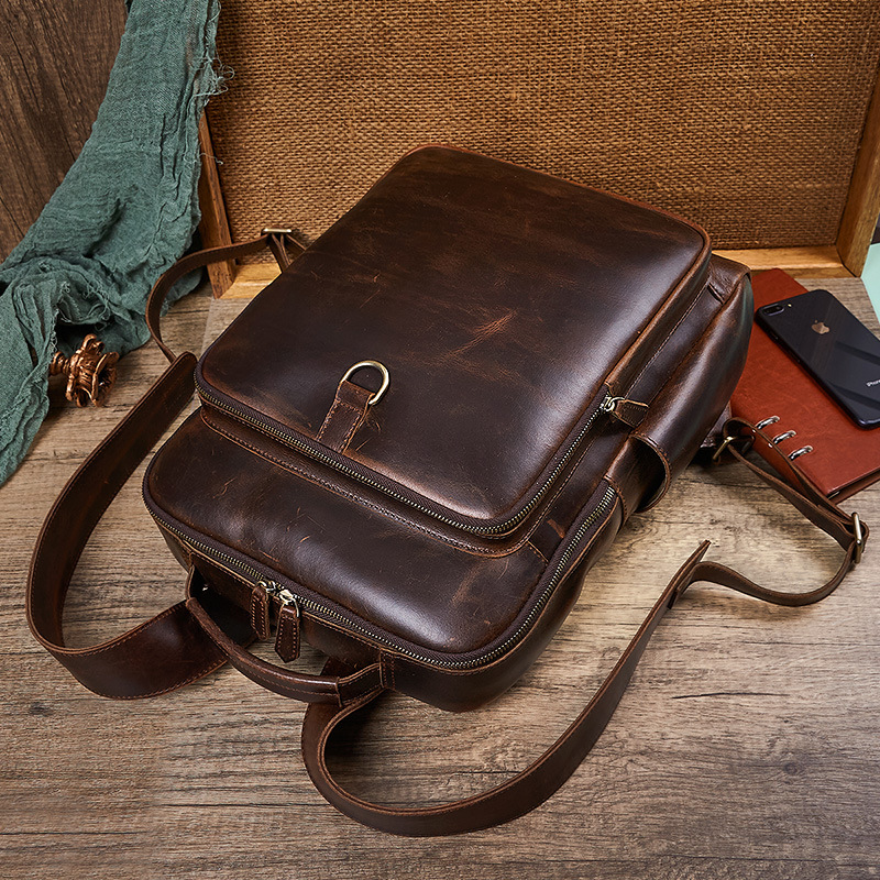 Sac à dos pour ordinateur port - Leather Work Backpack avis et prix
