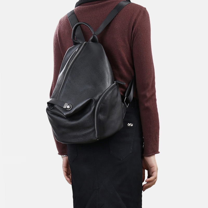 Zency-Sac à dos antivol en cui - Leather Work Backpack avis et prix