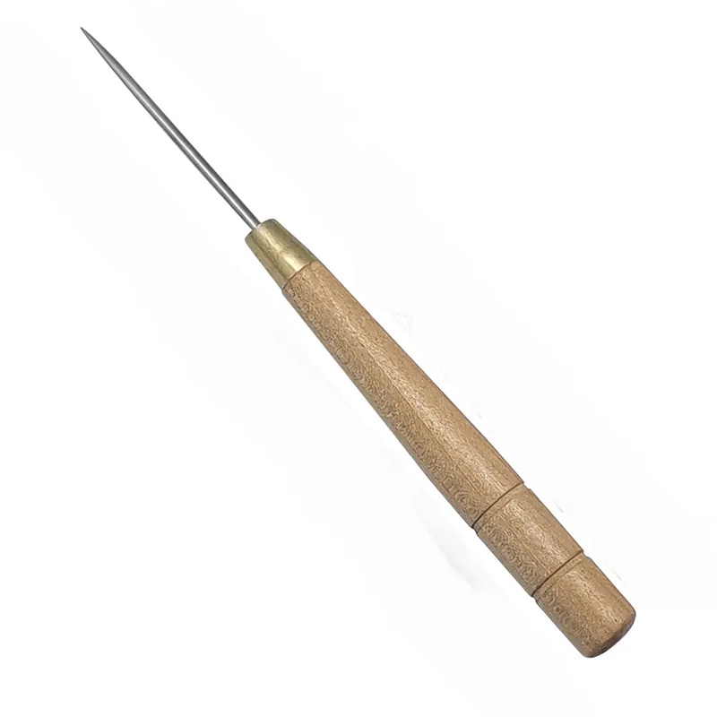 Poinçon avec manche en bois, o - Leatherwork Awl avis et prix