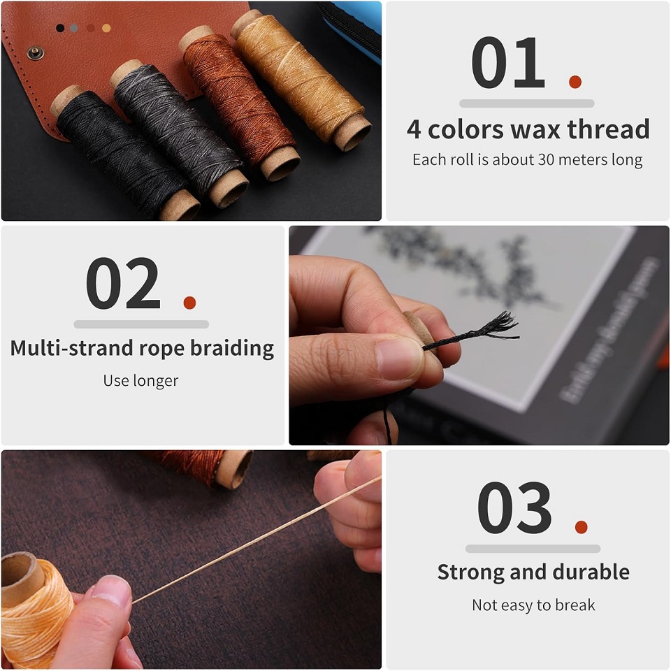 BUDDUR-Kit d'outils de couture - Leatherwork Awl avis et prix