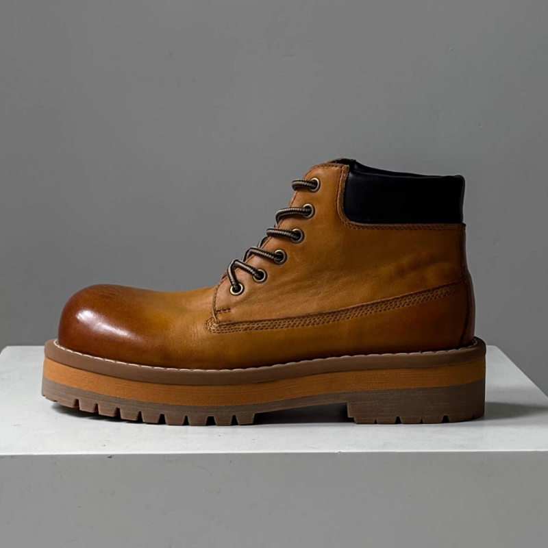 Bottines de Style britannique  - Leatherwork Boots avis et prix