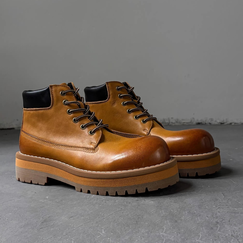 Bottines de Style britannique  - Leatherwork Boots avis et prix
