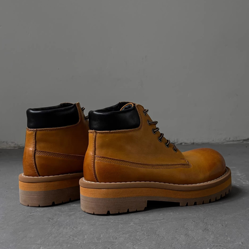 Bottines de Style britannique  - Leatherwork Boots avis et prix
