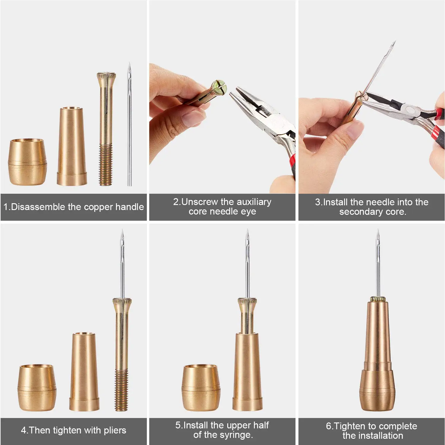 Kit de couture du cuir avec po - Leatherwork Awl avis et prix