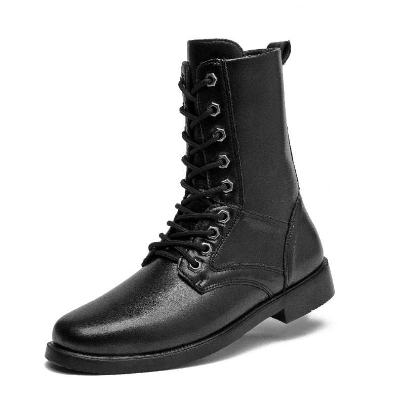 Bottes en cuir à tige haute, b - Leatherwork Boots avis et prix