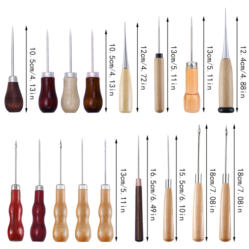 Poinçon en cuir manche en bois - Leatherwork Awl avis et prix