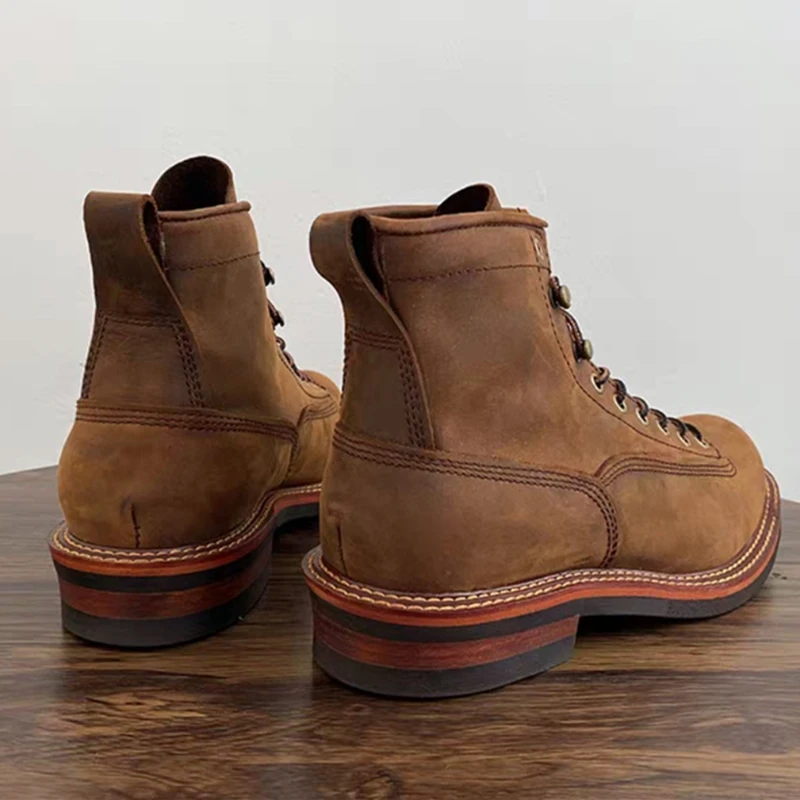 Bottines Vintage britanniques  - Leatherwork Boots avis et prix