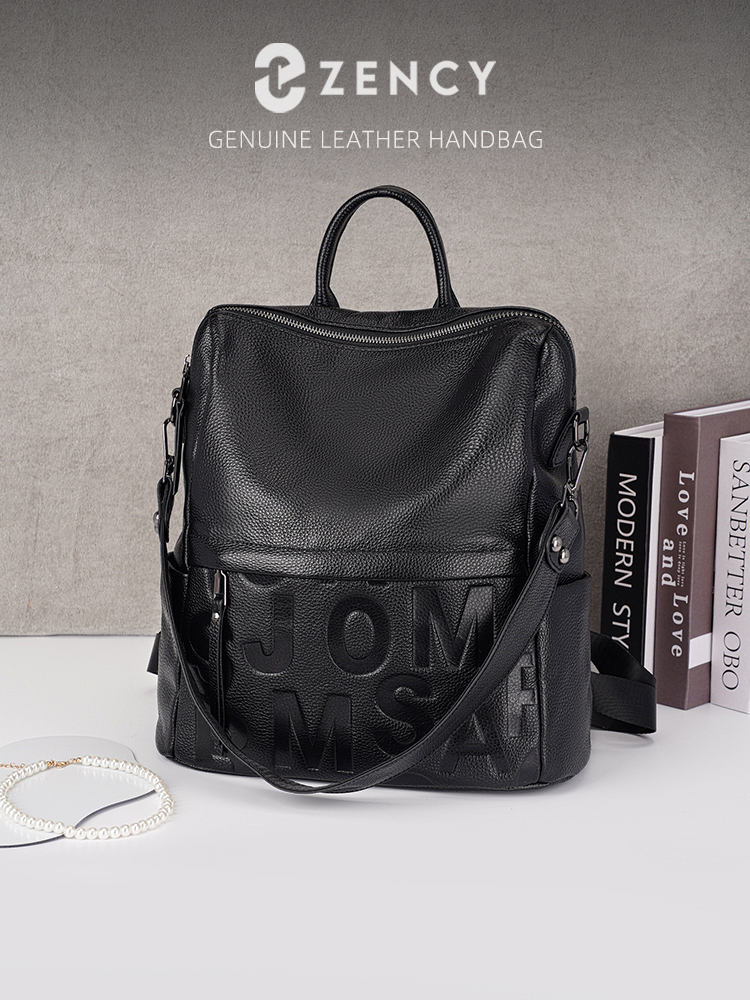 Sac à dos Zency Premium en cui - Leather Work Backpack avis et prix