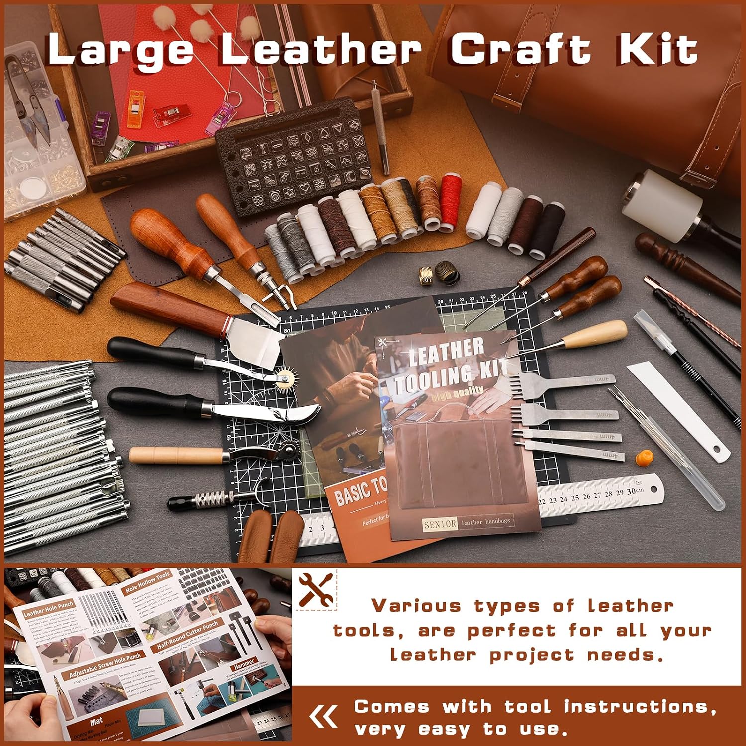 Kit d'outils de maroquinerie p - Leather Work Is avis et prix