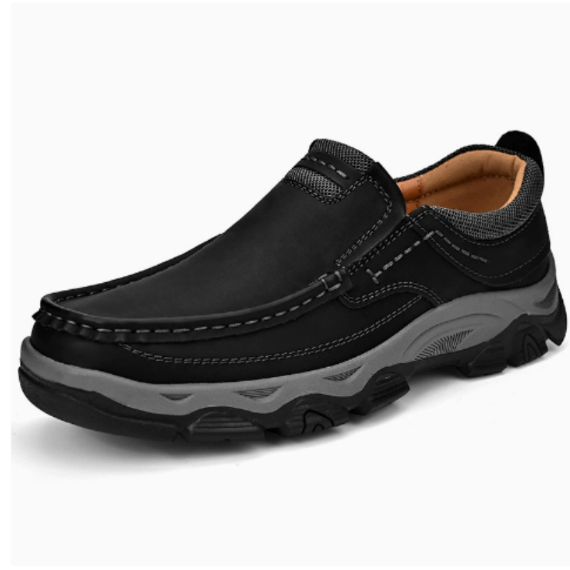 Hommes mocassins sans lacet ba - Leather Work Oxfords avis et prix