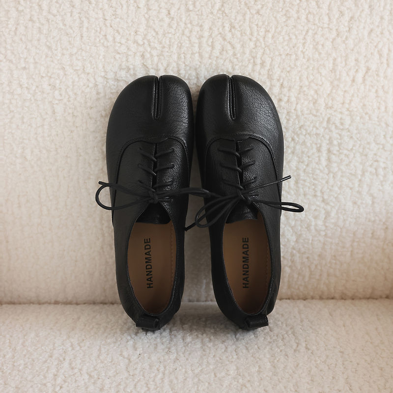 Chaussures Tabi en cuir vérita - Leather Work Oxfords avis et prix