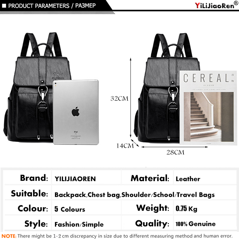 Sac à dos antivol en cuir de g - Leather Work Backpack avis et prix
