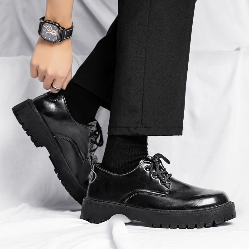 Chaussures décontractées en cu - Leather Work Oxfords avis et prix