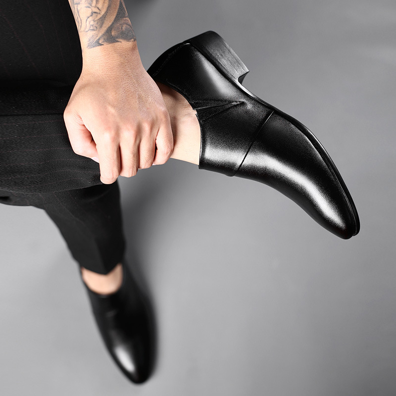 Oxfords chaussures en cuir pou - Leather Work Oxfords avis et prix