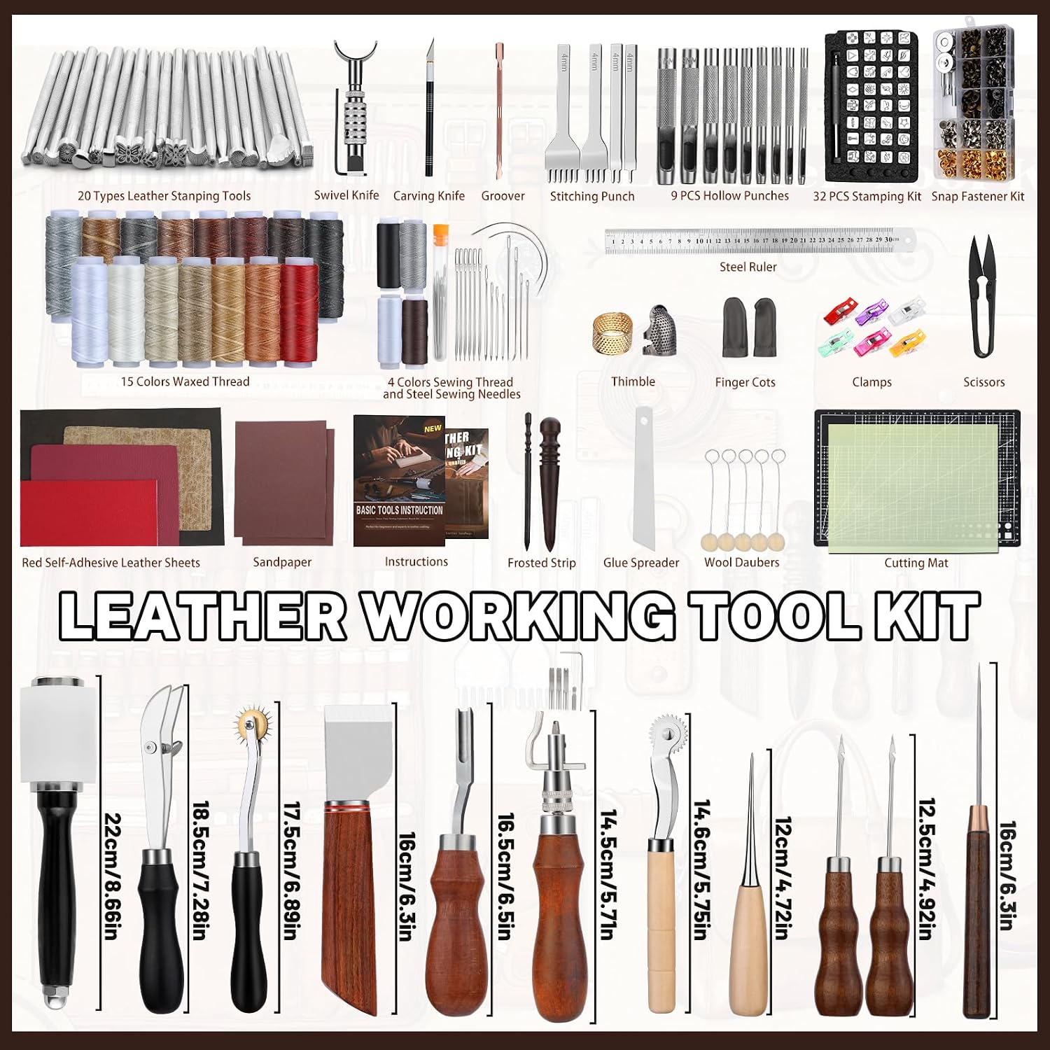 Kit de travail du cuir, outils - Leather Work Is avis et prix