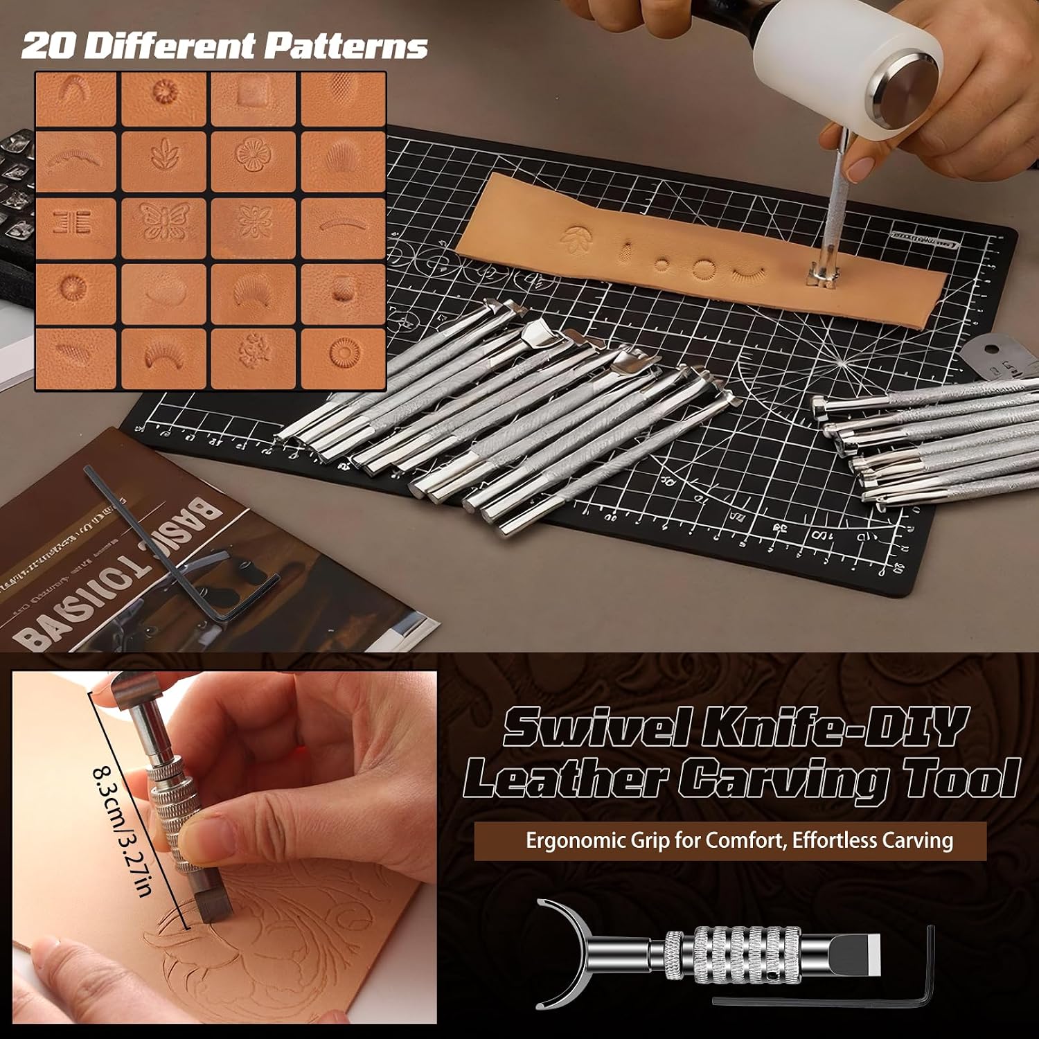 Kit de travail du cuir, outils - Leather Work Is avis et prix
