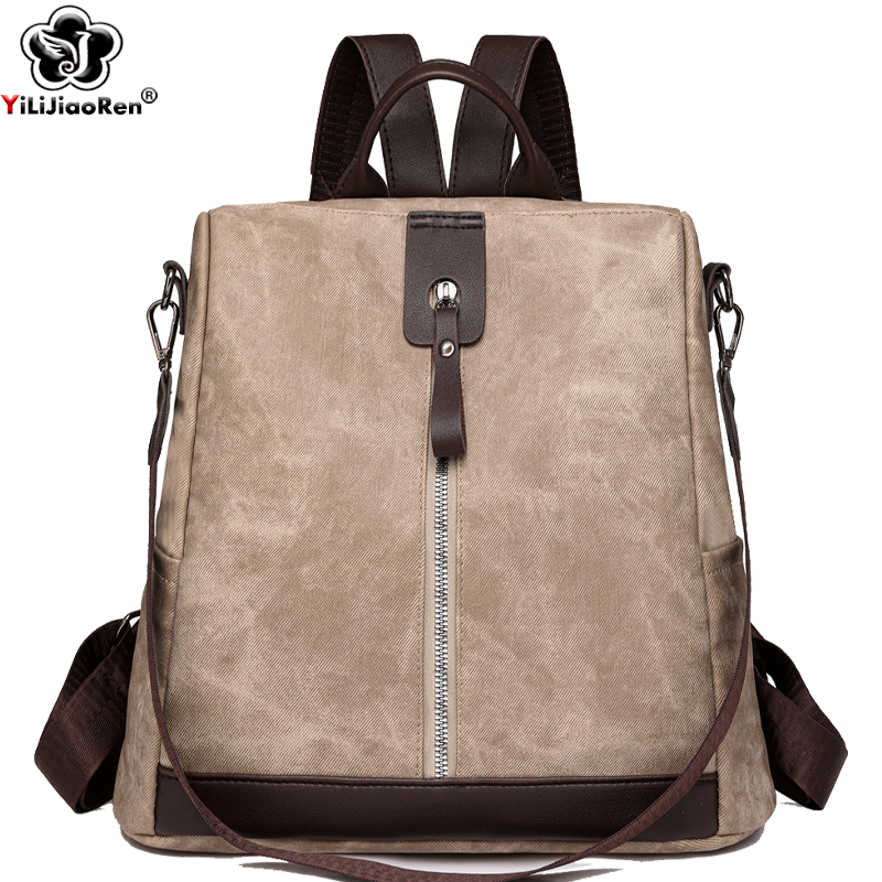 Mode Anti-vol sac à dos femme  - Leather Work Backpack avis et prix