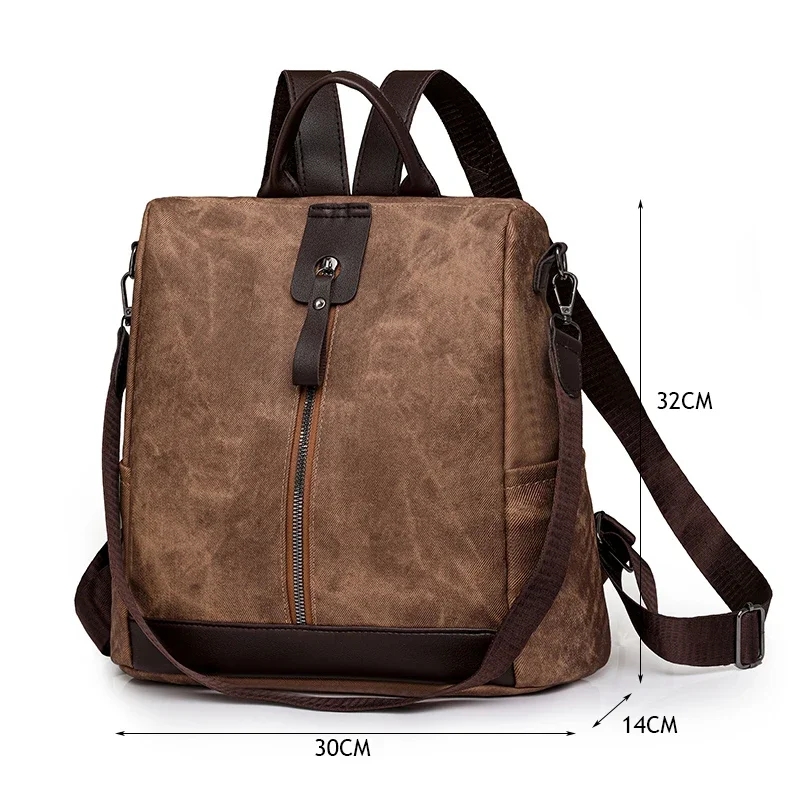 Mode Anti-vol sac à dos femme  - Leather Work Backpack avis et prix