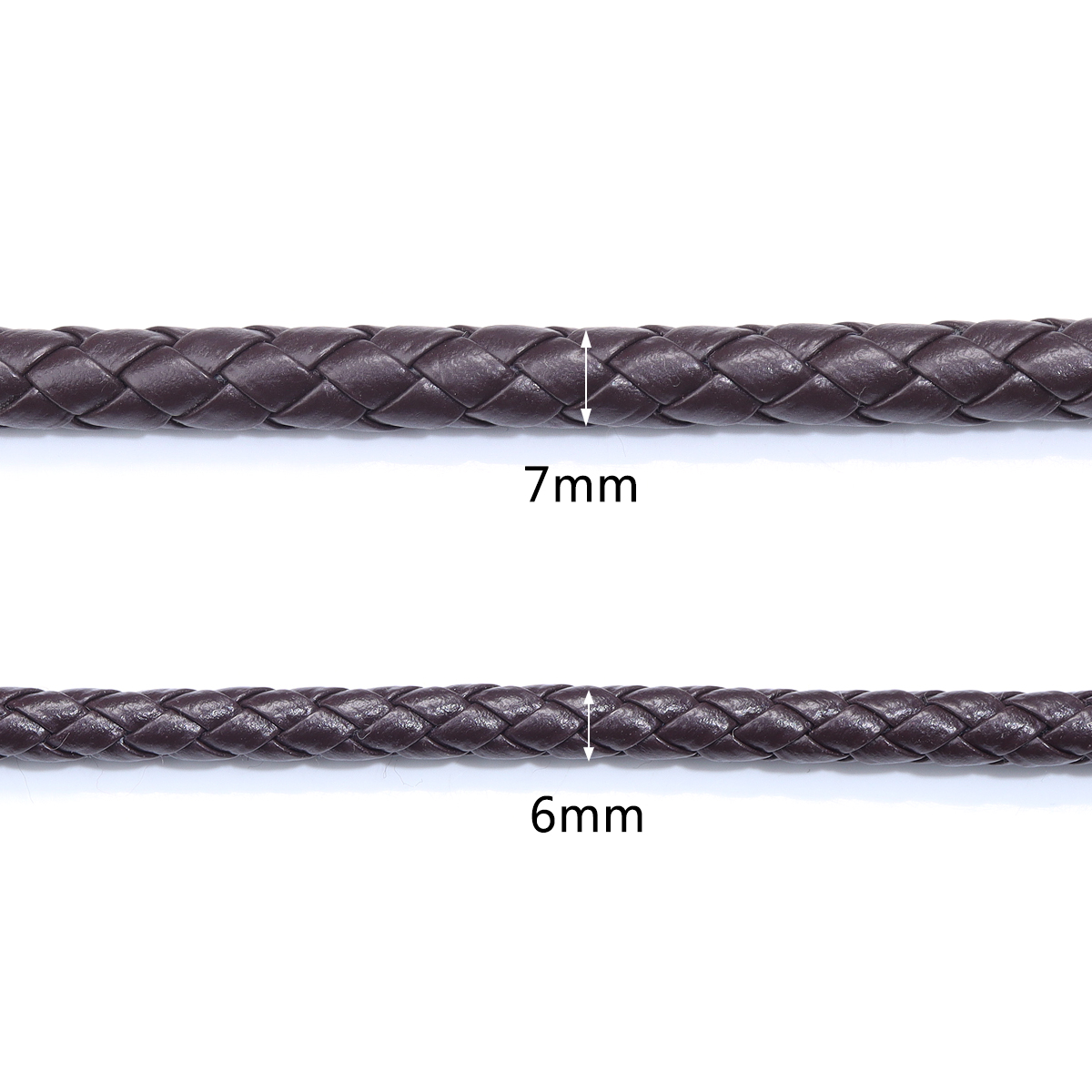 Cordon rond en cuir PU tressé, - Leatherwork Diy avis et prix