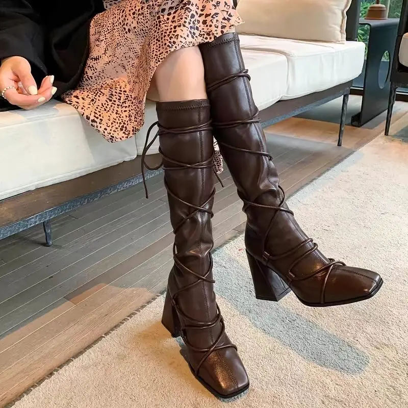Chaussures à tige haute avec b - Leatherwork Boots avis et prix