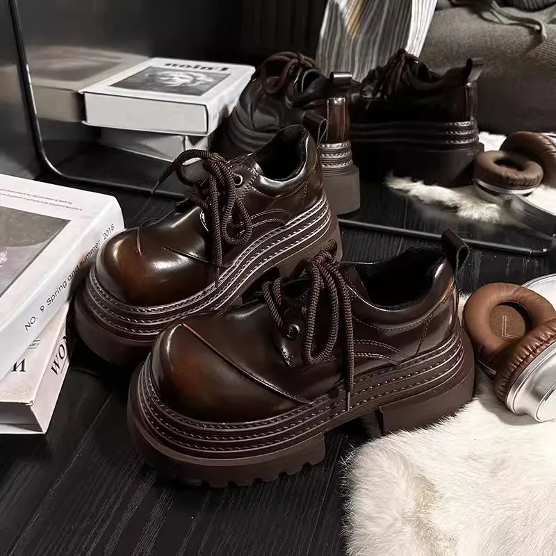 Mocassins rétro en cuir Oxford - Leather Work Oxfords avis et prix