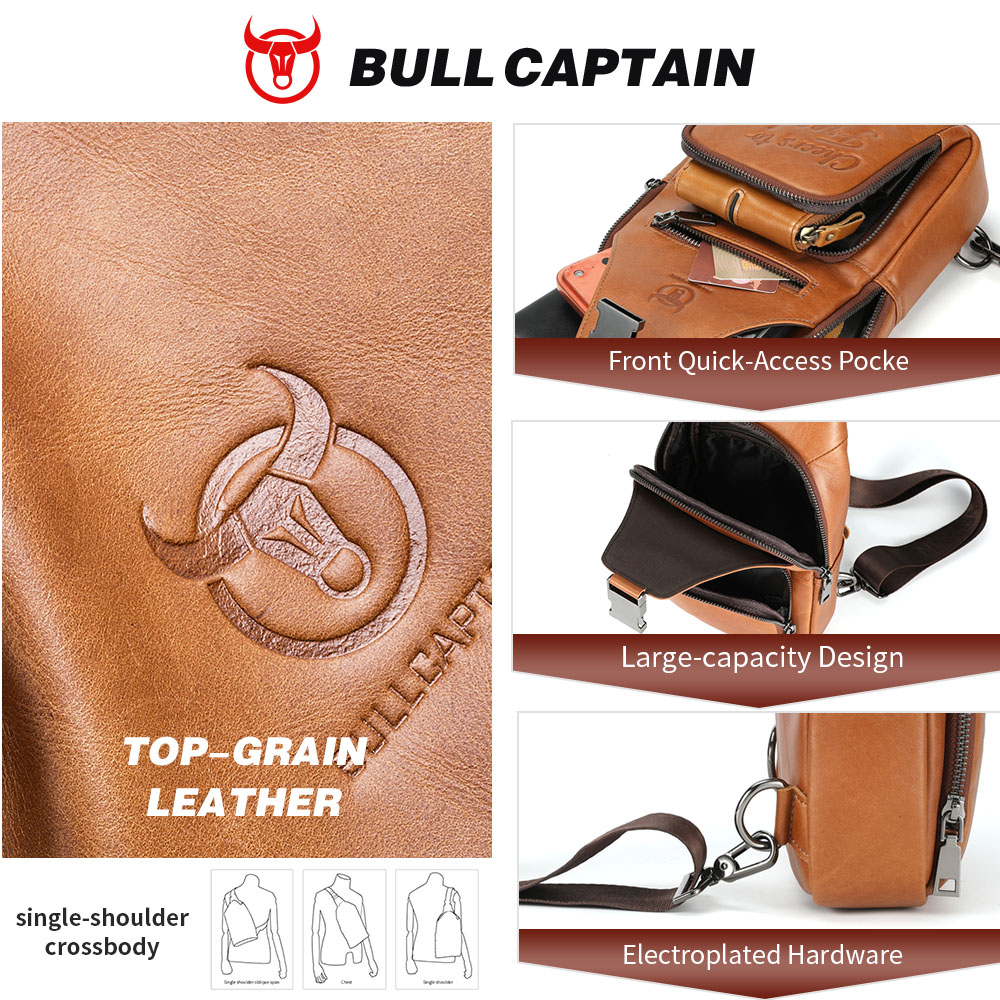 Sac de poitrine en cuir vérita - Leather Work Backpack avis et prix
