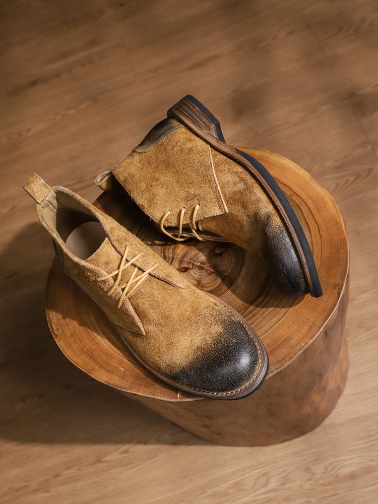 Mode polyvalent mâle à lacets  - Leatherwork Boots avis et prix