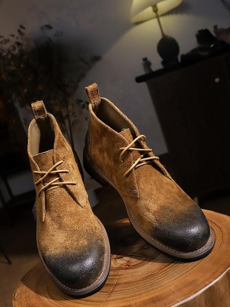 Mode polyvalent mâle à lacets  - Leatherwork Boots avis et prix